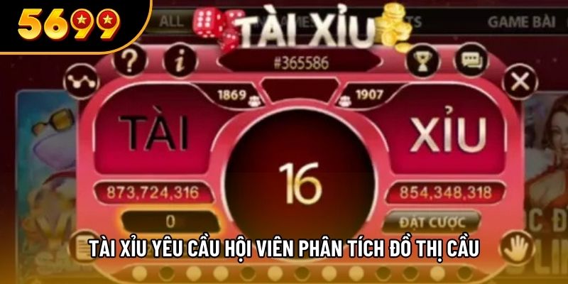 Tài xỉu yêu cầu hội viên phân tích đồ thị cầu